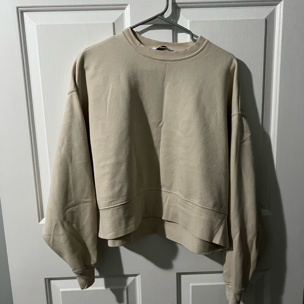 DSG Small Oversized Tan Sweatshirt